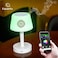 Equantu Desk Lamp Qur'an Speaker/Azan Clock/Bluetooth, 7 Colors LED Touch Table Lamp 8GB, With 16 Reciters Plus 16 Translations (SQ-917)