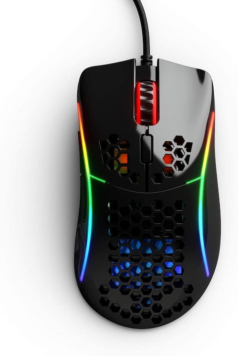 Glorious Model D-(Minus) Gaming Mouse, Glossy Black (GLO-MS-DM-GB)