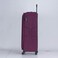 VIPTOUR Set of 4 Light Weight  Polyester Jacqard Trolley Luggage With Number Lock, Plum- 20, 24, 28, 32 Inches