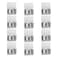 Zalcoon 12 Pcs Mop Broom Holder Wall Mount - Mop Holder Self Adhesive Broom Hanger Stainless Steel For Home Garage Garden Laundry Room Storage, Kitchen Tools Organizer (Without Hook)