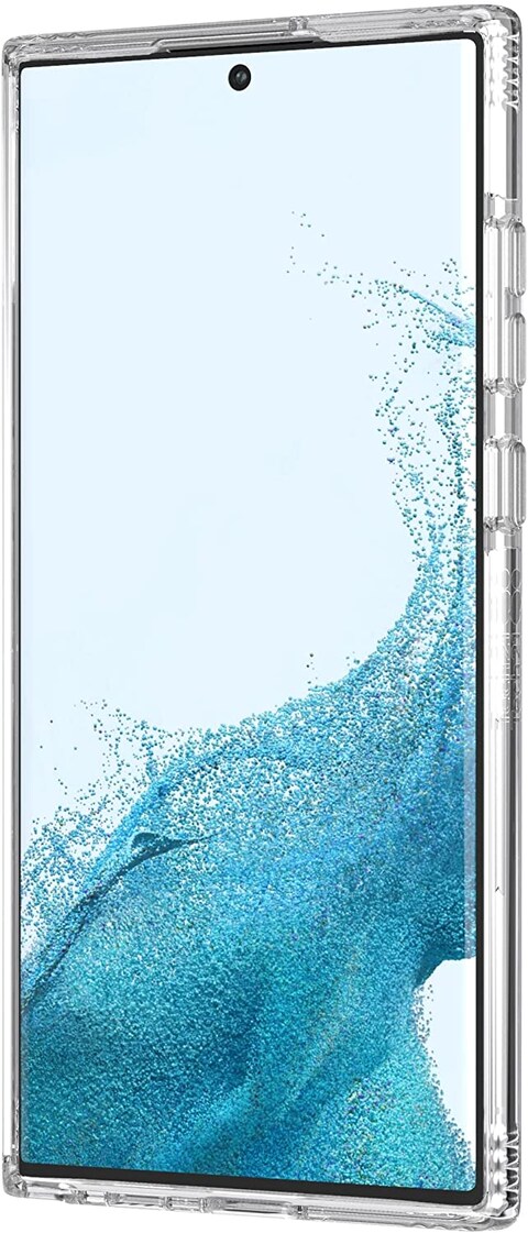 Tech21 Evo Clear for Samsung Galaxy S22 Ultra &ndash; Clear and Protective Phone Case with 12ft Multi-Drop Protection