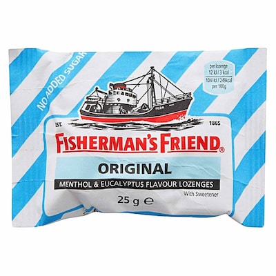 Fisherman's Friend Menthol And Eucalyptus Sugar Free Lozenges 25g