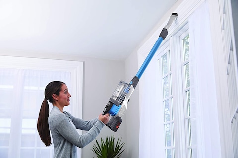 Black &amp; Decker 36V 4-In-1 Li-Ion Cordless Powerseries Extreme Upright Stick Vacuum Cleaner, Blue - Bhfev362D-Gb, 2 Years Warranty