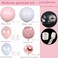 Balloon Garland Arch Kit Comes  5 To 18 Inches Macaron Colorful Thicken Balloons Used for Wedding Decoration Birthday Party Baby Shower Supplies (Pink-Gray) (169 Pcs)