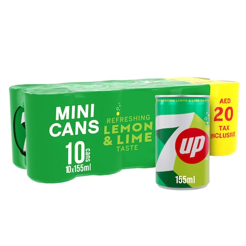 7Up Carbonated Soft Drink 150ml Pack of 10