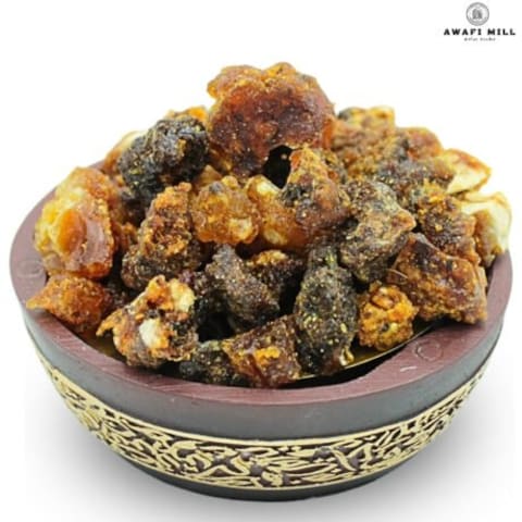 AWAFI MILL Opoponax Resin Incense  Triangle Charcoal Tablet - (100 gram With 20 Charcoal Piece)