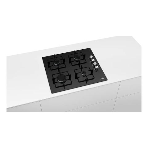 Siemens iQ100 Built-in Gas Hob EO6C6PO12M Black 60cm