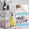 Generic Metal Toilet Cabinet Shelving Kitchen Bathroom Space Saver Shelf Organizer Holder New, Generic, White