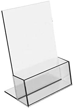 Generic Acrylic Brochure Holder Table Top 1 Tier A4 210 X 297 mm