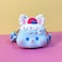 Ogi Mogi Toys Blue Bunny Shoulder Bags for Girls, Mini Silicone Fidget Bag with Adjustable Strap, Squishy Crossbody Purse for Adults, Perfect Sensory Toy Gifts for Kids Aged 3-10