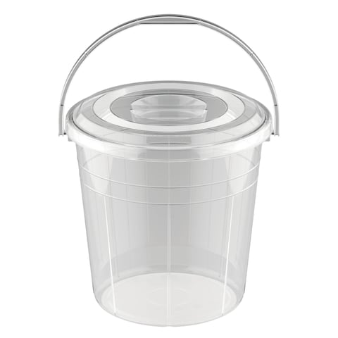 Transparent Bucket With Lid 10L