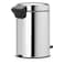 Brabantia NewIcon Pedal Bin Brilliant Steel 3L
