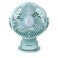 Krypton Rechargeable Mini Fan With LED Light - Clip Fan - 3.7V, 800mAh Lithium Battery - USB Charging - 6*0.5W Hi Power LED Light - Portable, Lightweight, 2 Year Warranty