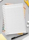 Lowha Spiral Notebook With 60 Sheets And Hard Paper Covers With Back To School Kids Drawing Design, For Jotting Notes And Reminders, For Work, University, School