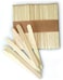 Generic Silikomart Easy Cream Wooden Sticks For Ice Cream Bars, Set Of 100, Beige, Silicone