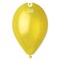 12in Metallic Yellow Latex Balloon 100CT