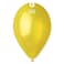 12in Metallic Yellow Latex Balloon 100CT