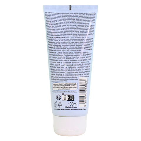 Moisturizing Fluid Face and Body Cream - Certified Organic 100ml