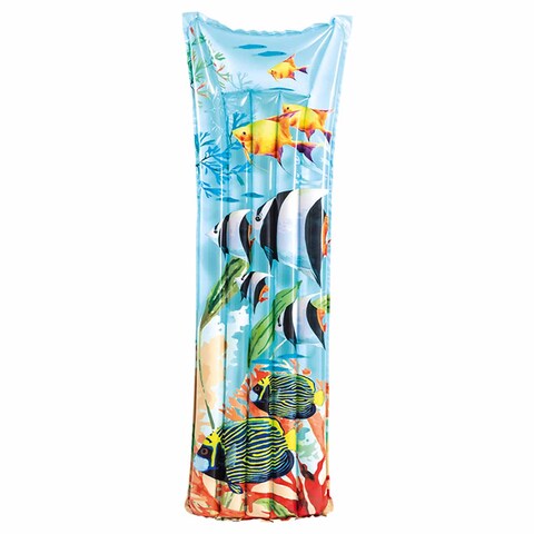 Intex Fashion Inflatable Mat - 183X69 Cm - Multi Colour