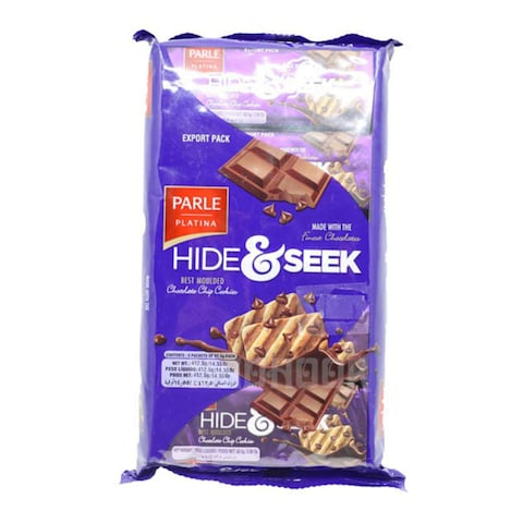 Buy Parle Hide And Seek Choco Chip Cookies 412.5g in UAE