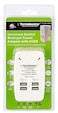 Terminator Brand Travel Adaptor One Universal Socket &amp; 4 USB Charging Sockets (White)