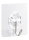 Generic Adhesive Seamless Wall Hooks Clear