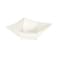 Symphony Square Twist Shape Bowl 20cm White