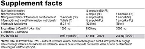 Olimp L-Carnitine 3000 Extreme Shots,Orange Flavor, Pack of 20 Ampoules