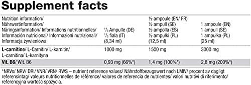 Olimp L-Carnitine 3000 Extreme Shots,Orange Flavor, Pack of 20 Ampoules