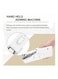 Generic Handheld Sewing Machine White 21X7X3.5Centimeter