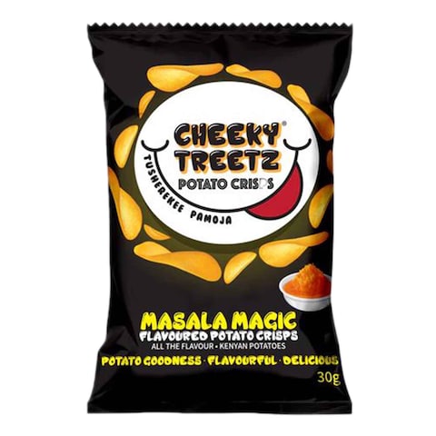 Cheeky Treetz Masala M P Crisps 30G