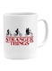 Generic Stranger Things Cycling Printed Coffee Mug White/Red/Black 11Ounce