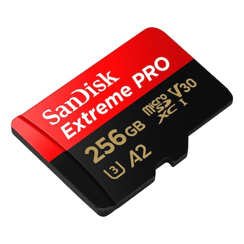 SanDisk Extreme Pro MicroSDXC UHS-I Class 10 256GB Memory Card