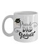 muGGyz Printed Ceramic Coffee Mug White 11Ounce