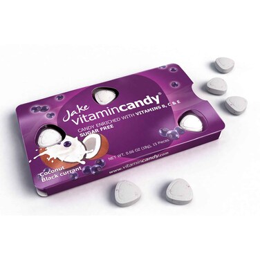 Jake Vitamin Candy Coconut BlckCurrant 18Gm