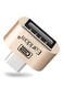 Earldom USB To Micro USB 2.0 OTG Universal Adapter For Smartphones Gold