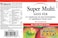 Natural Factors 65883 Super Multi Iron Free 90 Tablets