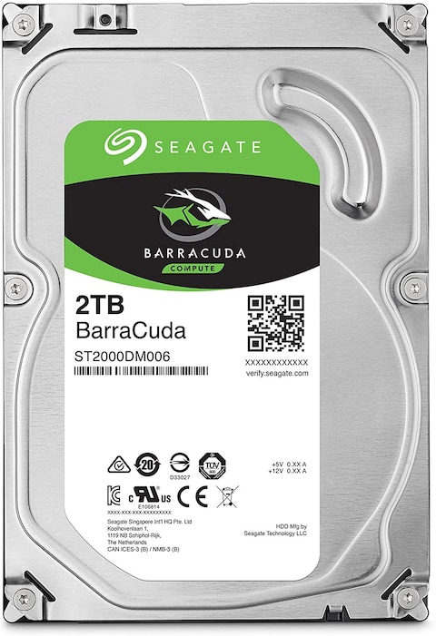 Seagate BarraCuda 2TB Internal Hard Drive Sata 6Gb/s 3.5&quot; - ST2000DM008