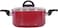 Royalford Aluminum Cooking Pot 22cm 1 Piece, Red