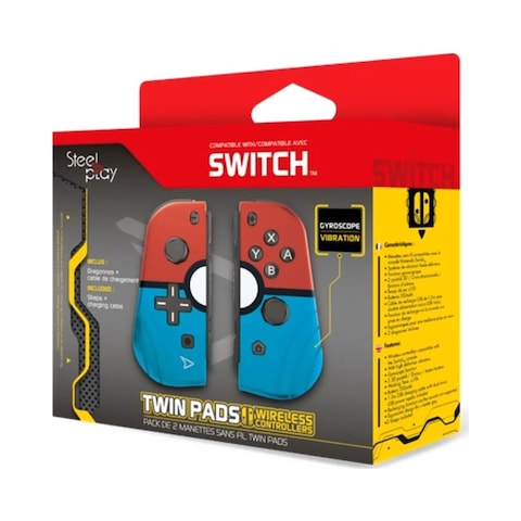 Steelplay Twin Pads Wireless Controller For Nintendo Switch Multicolour