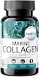 Laperva Marine Collagen Tablets, Marine Collagen 1350 Mg Vitamin C + Hyaluronic Acid - Improve Skin Elasticity, Strengthen Hair &amp; Nails, Supports Joints &amp; Bones (90 Veggie Capsules)