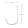 LED Neon Flex Letter Light J 30x15cm