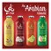 Nai's Hibiscus Pomegranate Rose Iced Tea 100% Natural Ready to Drink 473ml Pack of 12