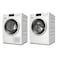 Miele W1 Front Loading Washing Machine 8kg WWD660 WCS With T1 Heat Pump Dryer 8kg TWD260 WP Lotus White