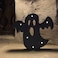 Halloween Ghost with LED Lights 25x22cm