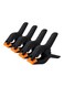 Generic - 4-Piece Background Stand Clip Set Black/Orange