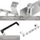 Flexzion Over The Door Hooks Organizer Stainless Steel - Removable Door Hanger Holder Rack With 6 Hooks For Bathroom Bedroom Kitchen Home Cubicle Cabinet Closet Clothes Coat Hat Belt Bag And Towel