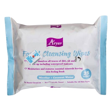 Aryuv Facial Wipes Coconut Water25S