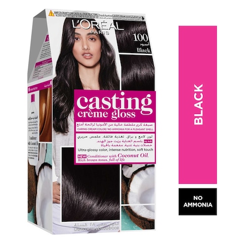 L&#39;Oreal Paris Casting Creme Gloss Hair Colour 100 Black Licorice