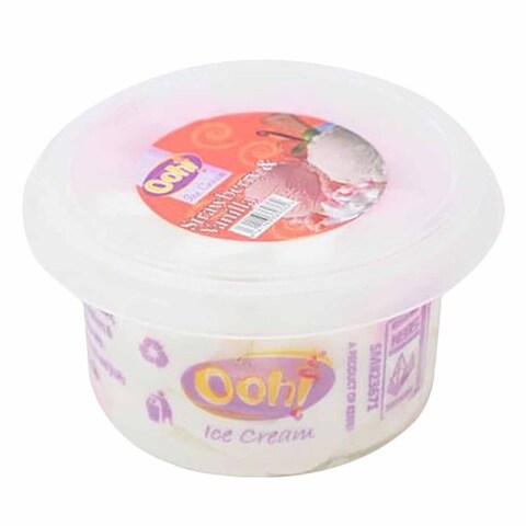 Ooh! Vanilla And Strawberry Ice Cream 120ml